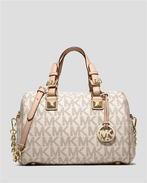 mk grayson bag|michael kors grayson signature satchel.